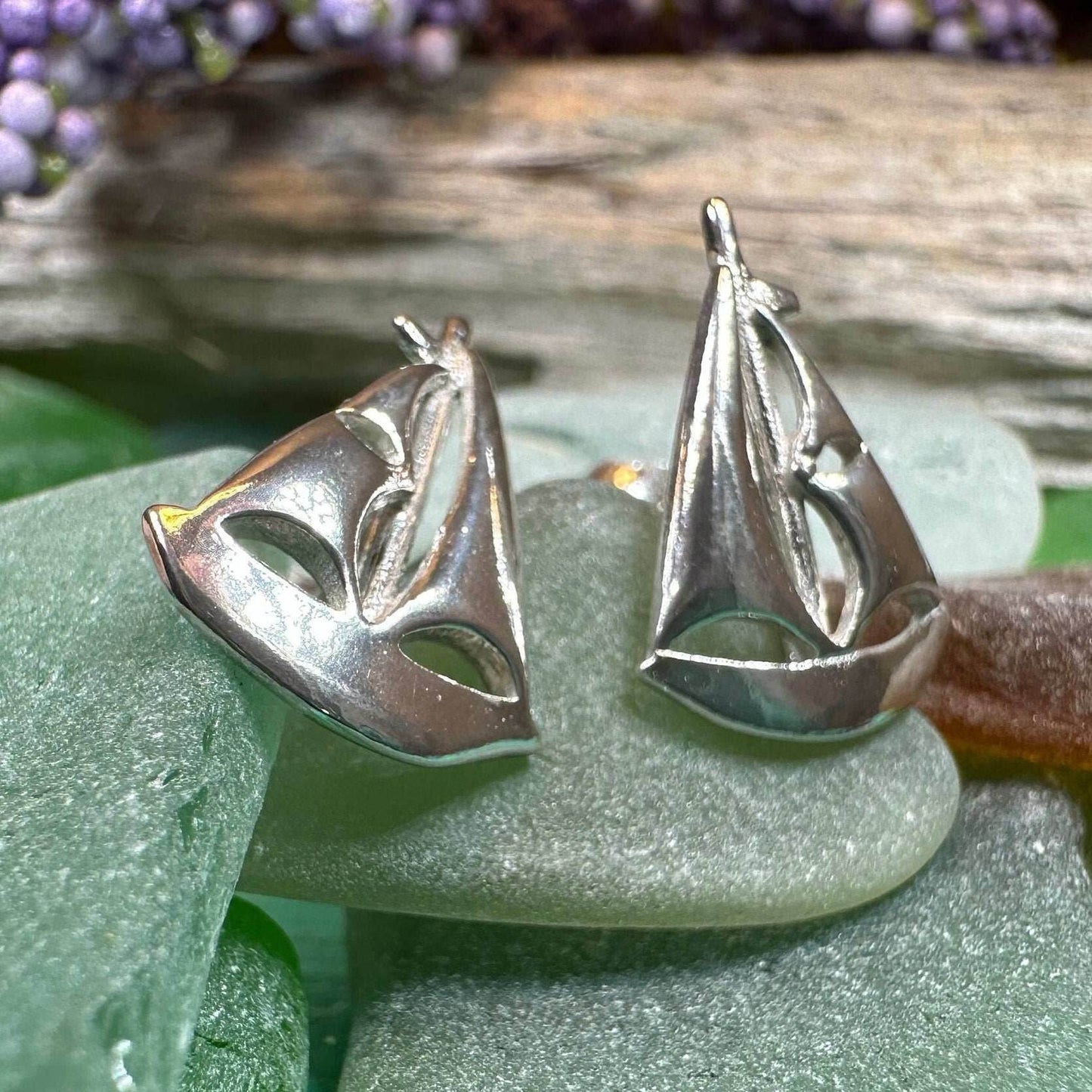 Summerlea Sailboat Post Earrings - 