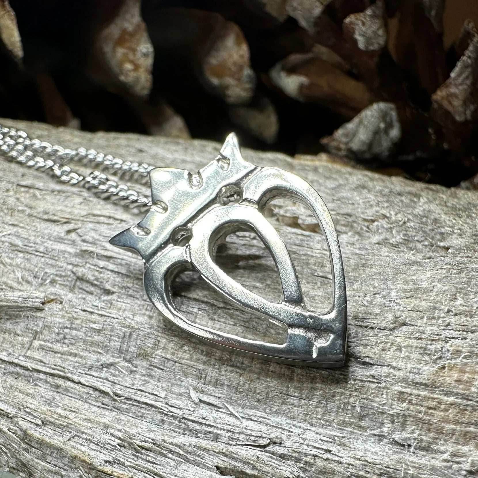 Two Hearts Luckenbooth Necklace - 