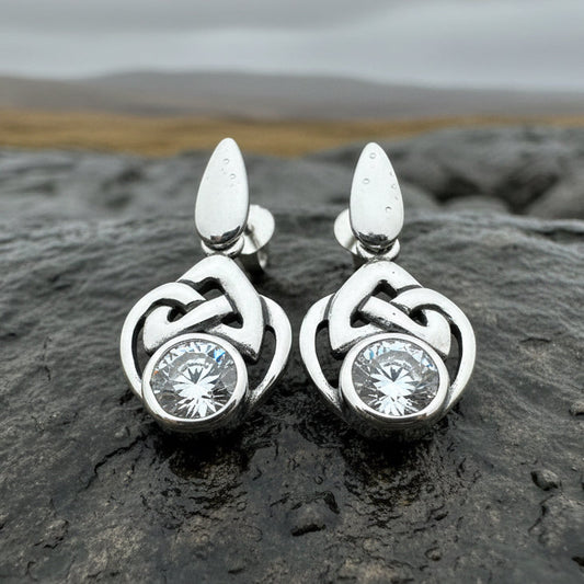 Kellei Celtic Knot Post Earrings