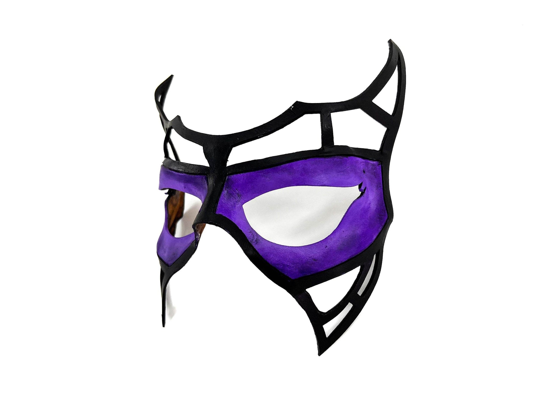 Evil Royalty Handmade Genuine Leather Mask - 