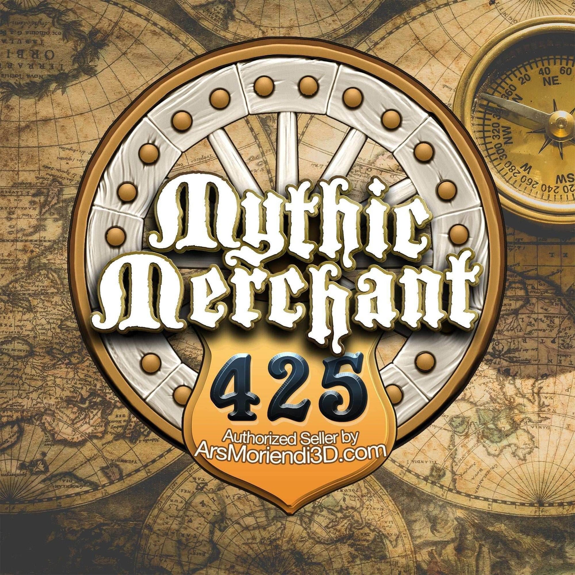 Cleric Class 3D Printed Dice Storage Box | Dice Vault | Dice Jail | Tabletop RPG Gaming Cosplay - Dungeons and Dragon DnD D&D Wargaming - Black / Yes- Include Random Dice Set