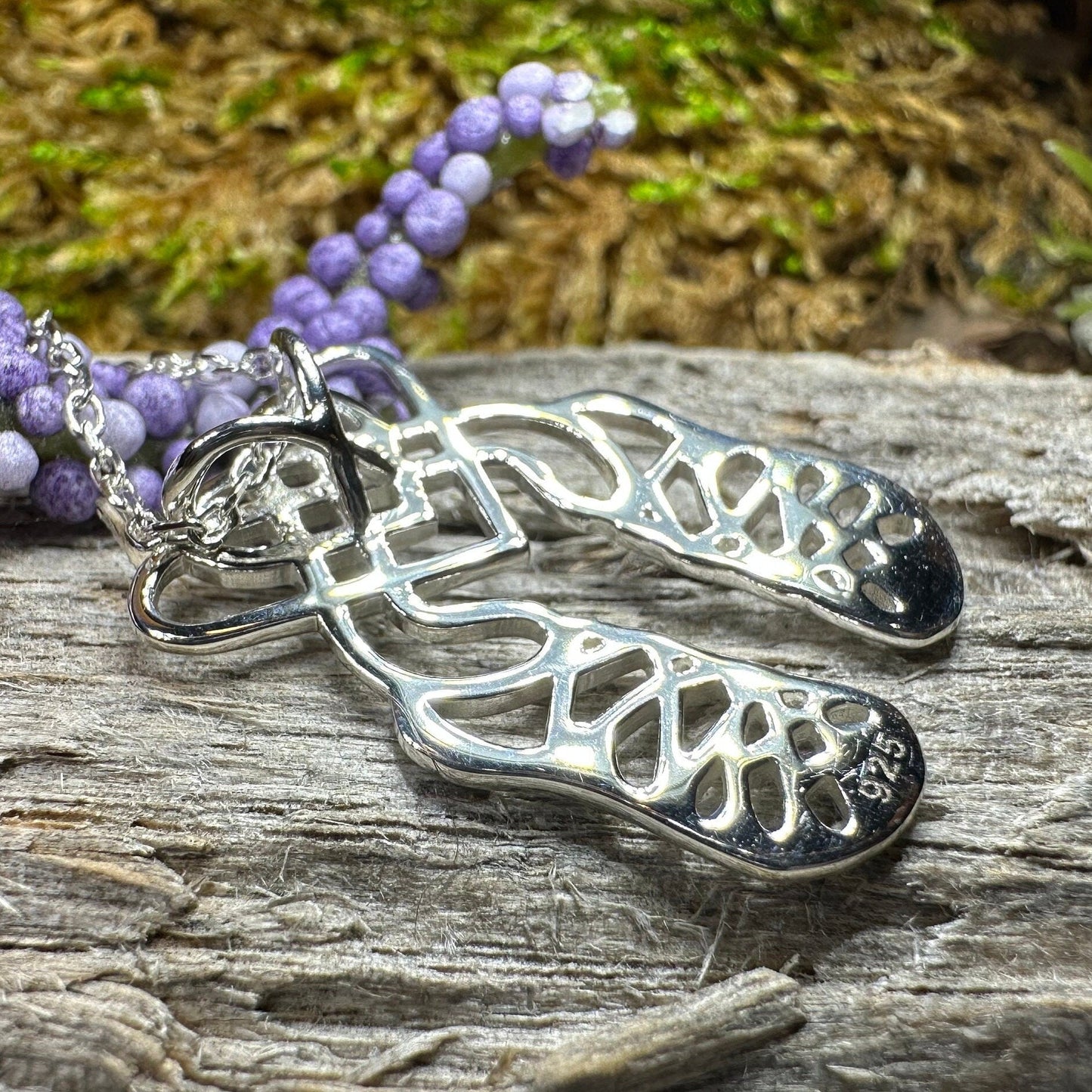 Celtic Heart Irish Dance Shoes Necklace
