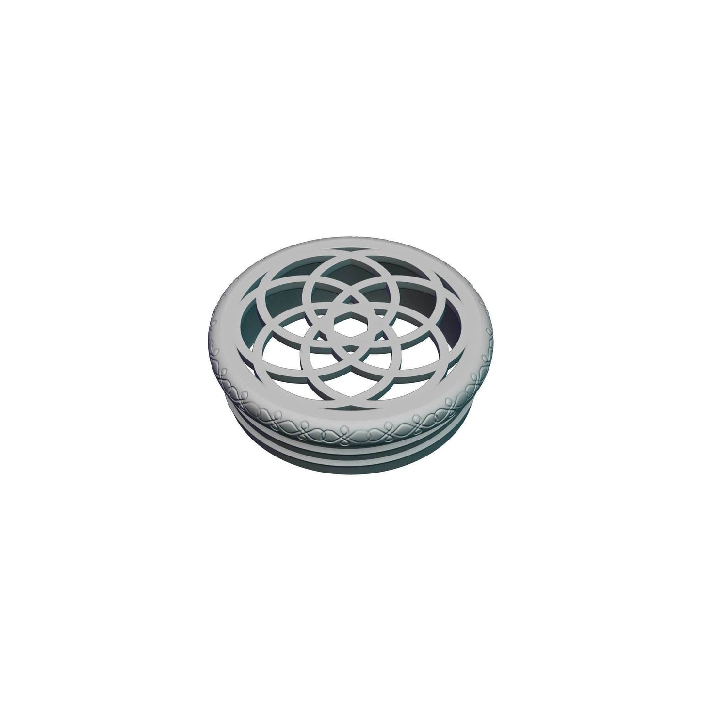 Elf 3D Printed Dice Jail | Dice Vault | Dice Box | Mythic Mugs Collection by Ars Moriendi 3D- Embrace the Elegance of Elven Enchantment! - Black / Yes- Include Random Dice Set