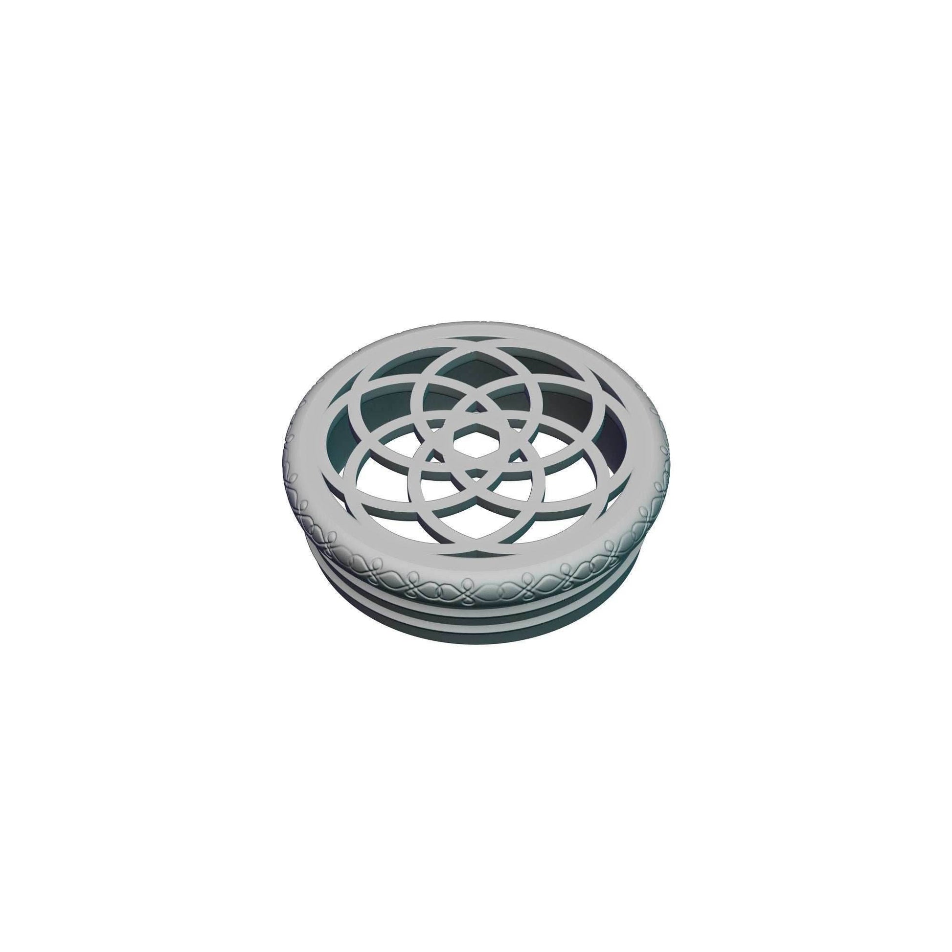 Elf 3D Printed Dice Jail | Dice Vault | Dice Box | Mythic Mugs Collection by Ars Moriendi 3D- Embrace the Elegance of Elven Enchantment! - Black / Yes- Include Random Dice Set