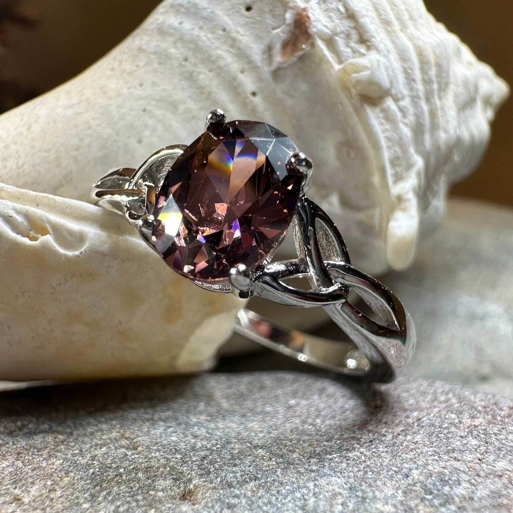 Celtic Autumn Ring - 5 / Silver