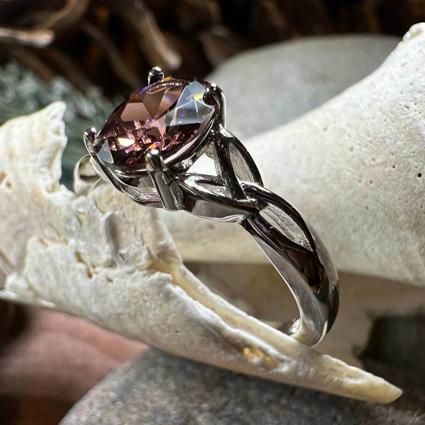 Celtic Autumn Ring - 5 / Silver