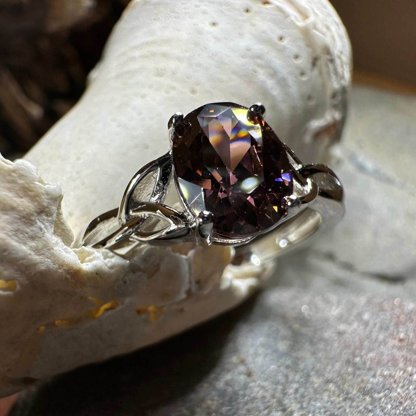 Celtic Autumn Ring - 5 / Silver