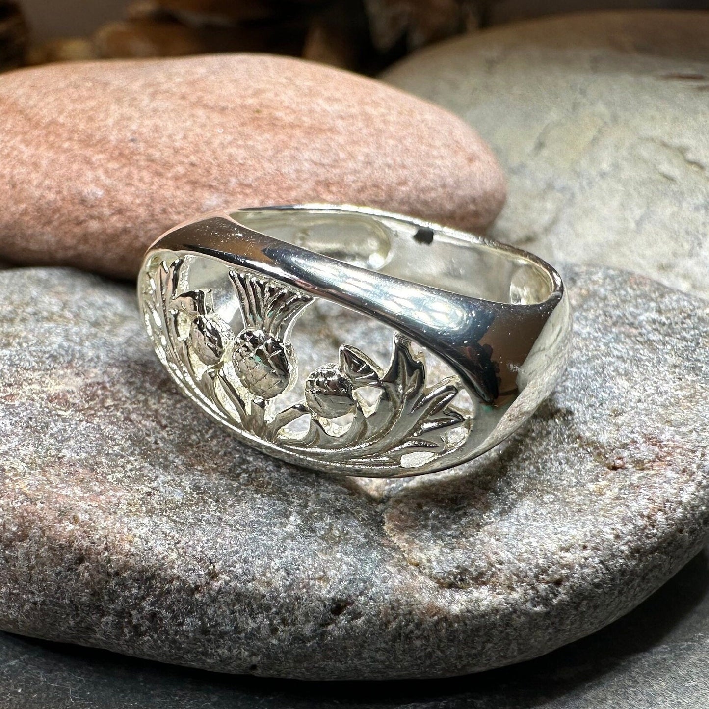Clarion Scottish Thistle Ring