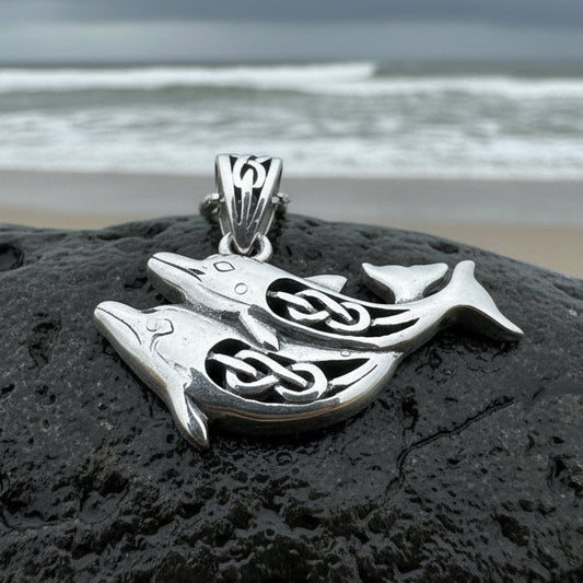 Always Together Celtic Dolphin Necklace