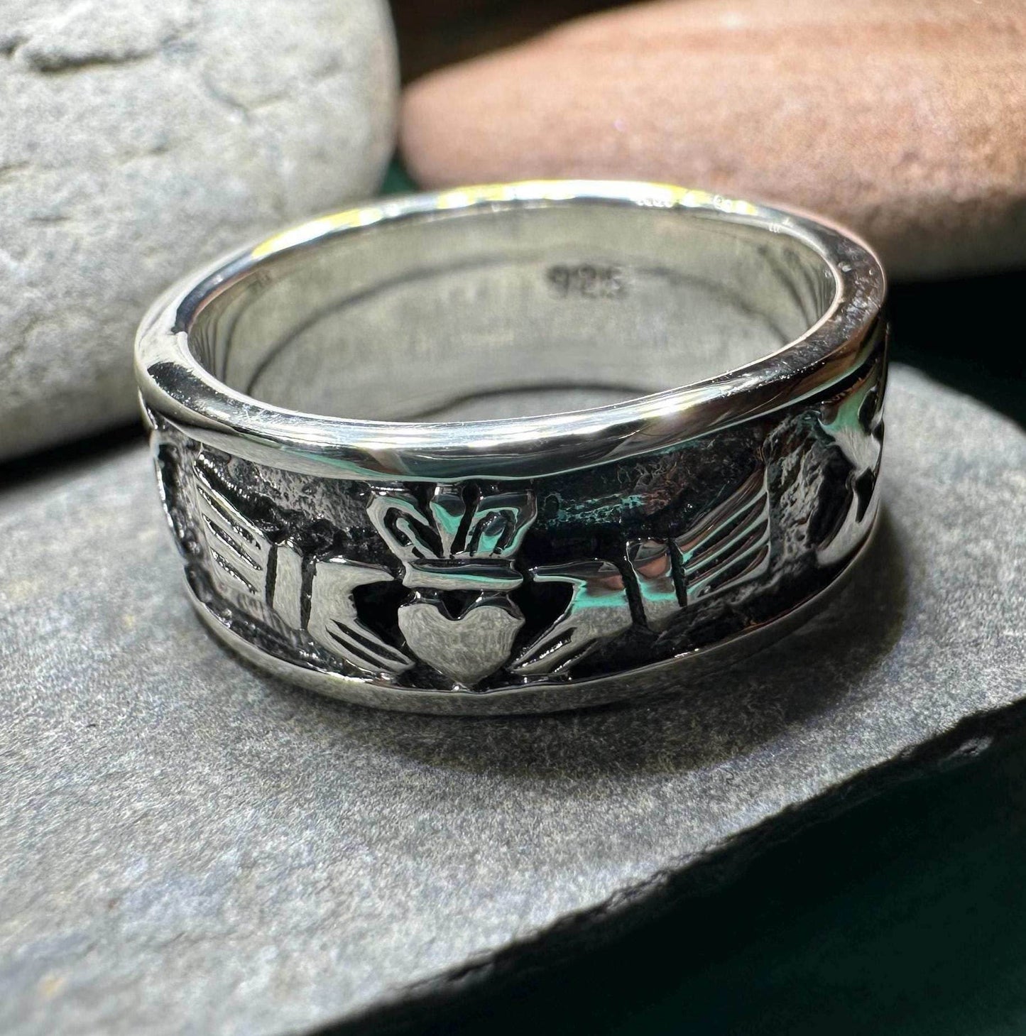 Gu Là Luain Celtic Claddagh Ring - 9