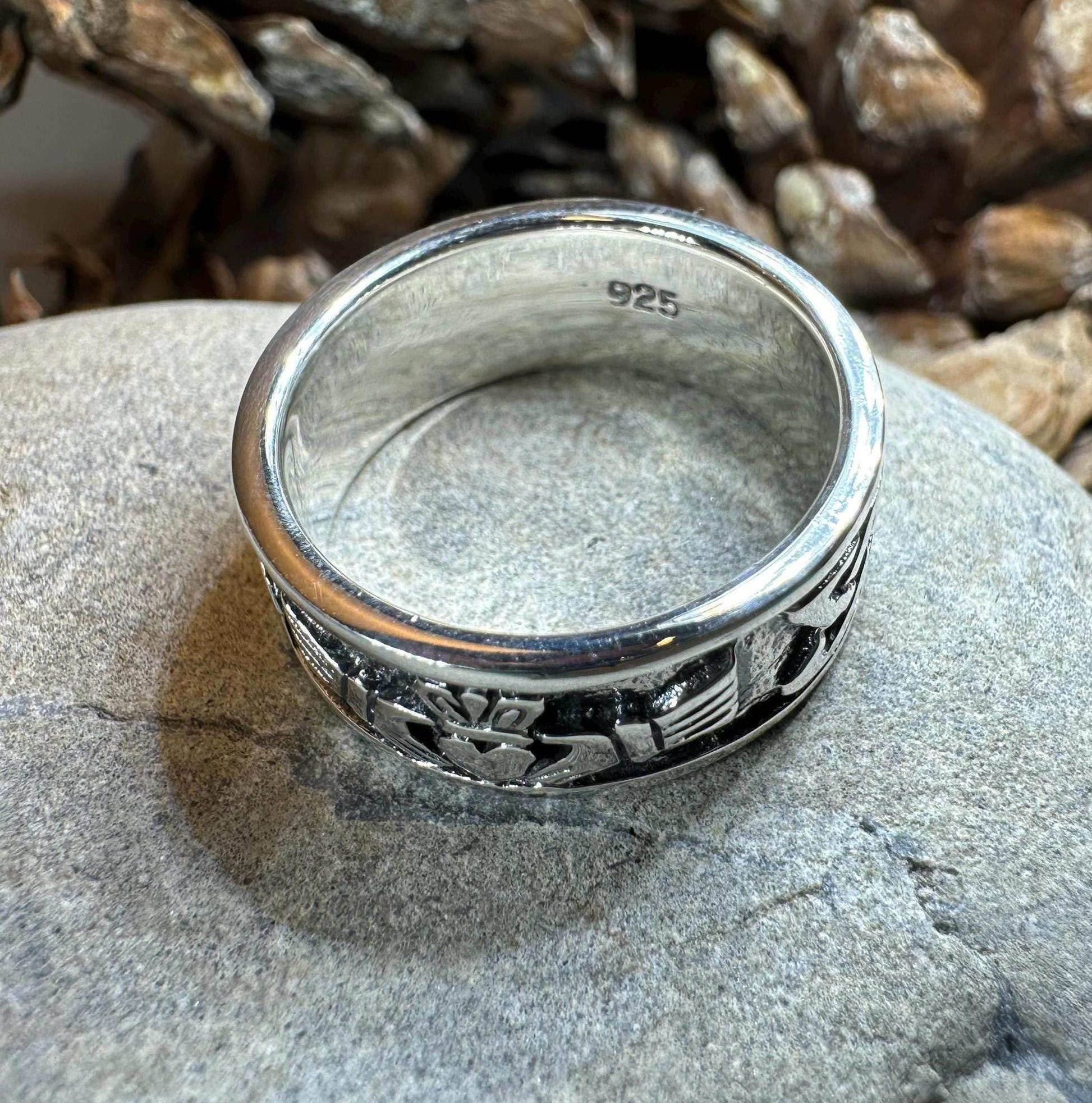 Gu Là Luain Celtic Claddagh Ring - 9
