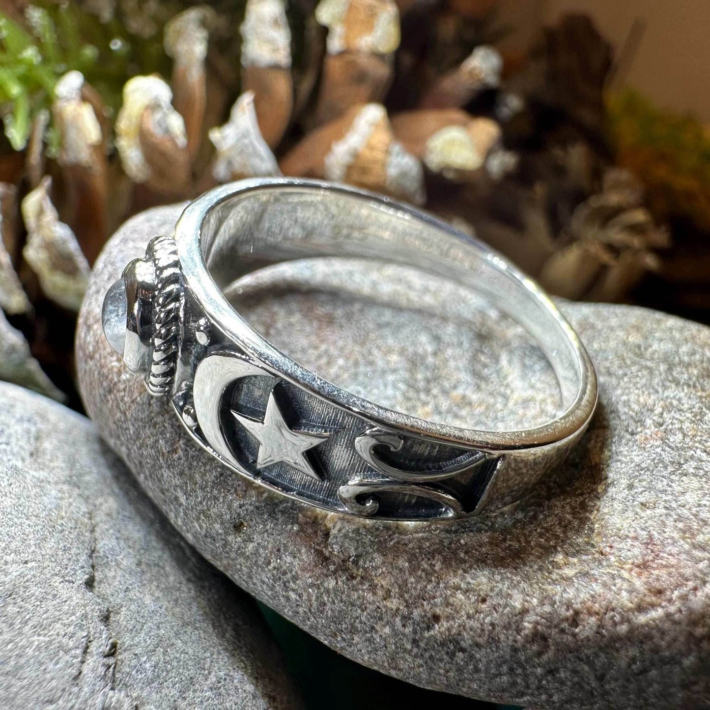 Locasta Crescent Moon Ring - 5