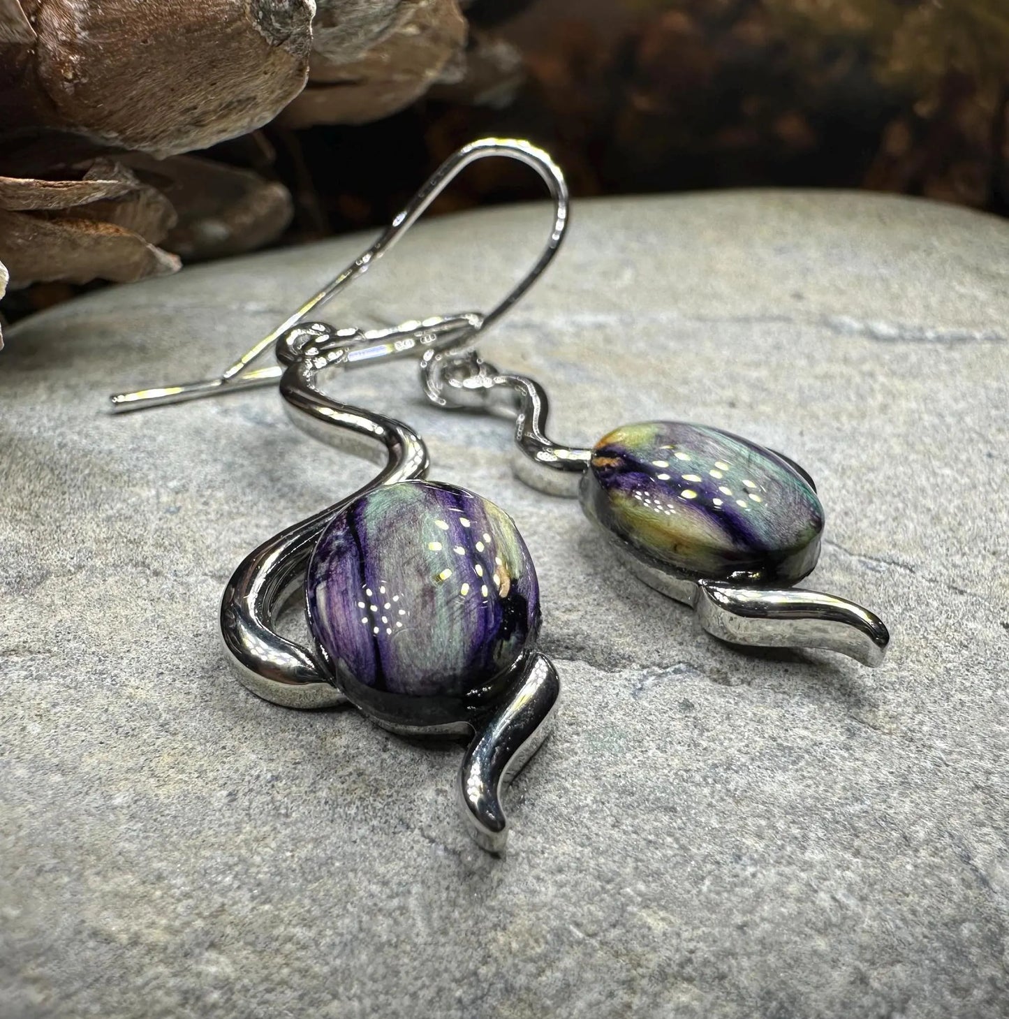Heathergems Celtic Wiggle Earrings