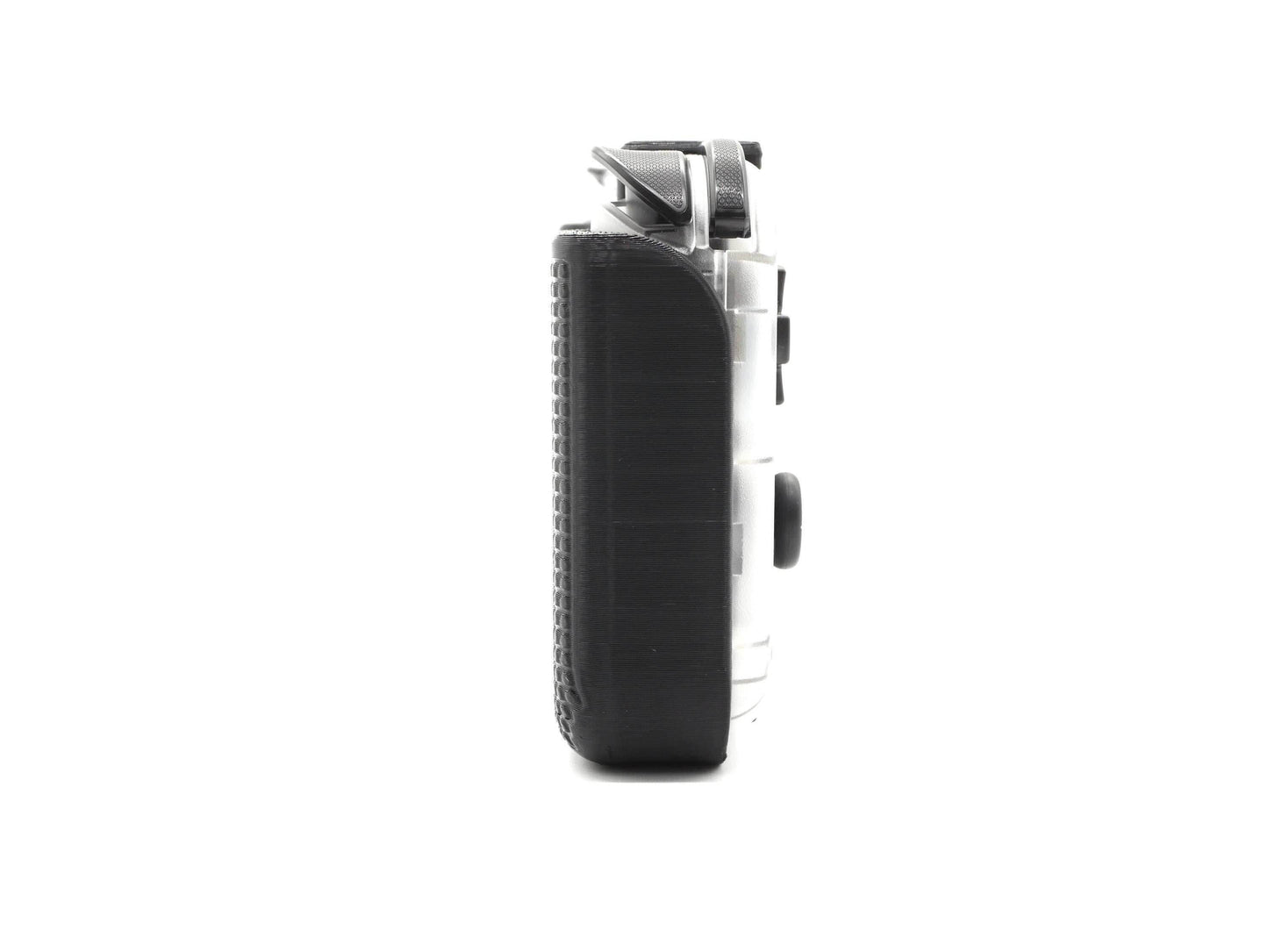 2-in-1 Grip for Retroid Pocket 4 / 4 Pro Reversible Screen Cover & Slim Comfort Grip Case with Felt Wrap Ergonomic RP4 Handheld 2n1 Deluxe - White