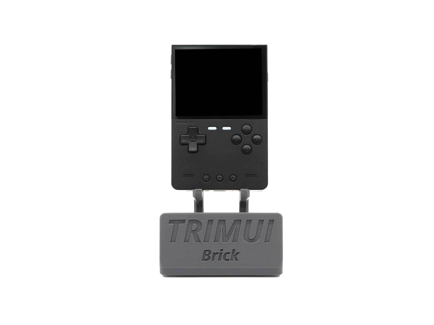 Display Stand for TrimUI Brick TRIM UI with Charging Space | Dock Shelf Unit Gaming Retro Device Compatible with JCSFY Grips - Black