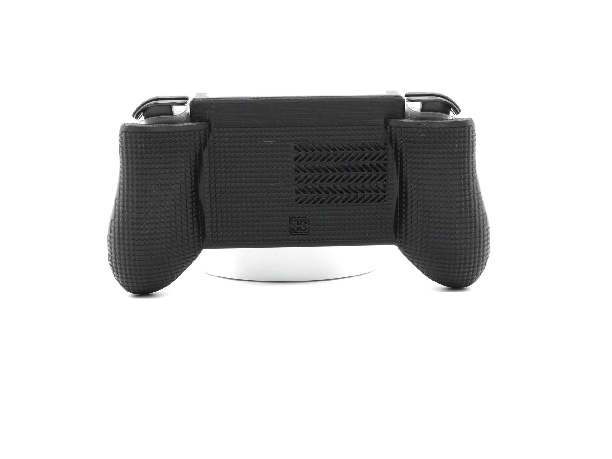 Grip for Retroid Pocket 4 / 4 Pro 2-in-1 Reversible Screen Cover & Thick Comfort Grip Case with Felt Wrap Ergonomic RP4 Handheld 2n1 Deluxe - Black