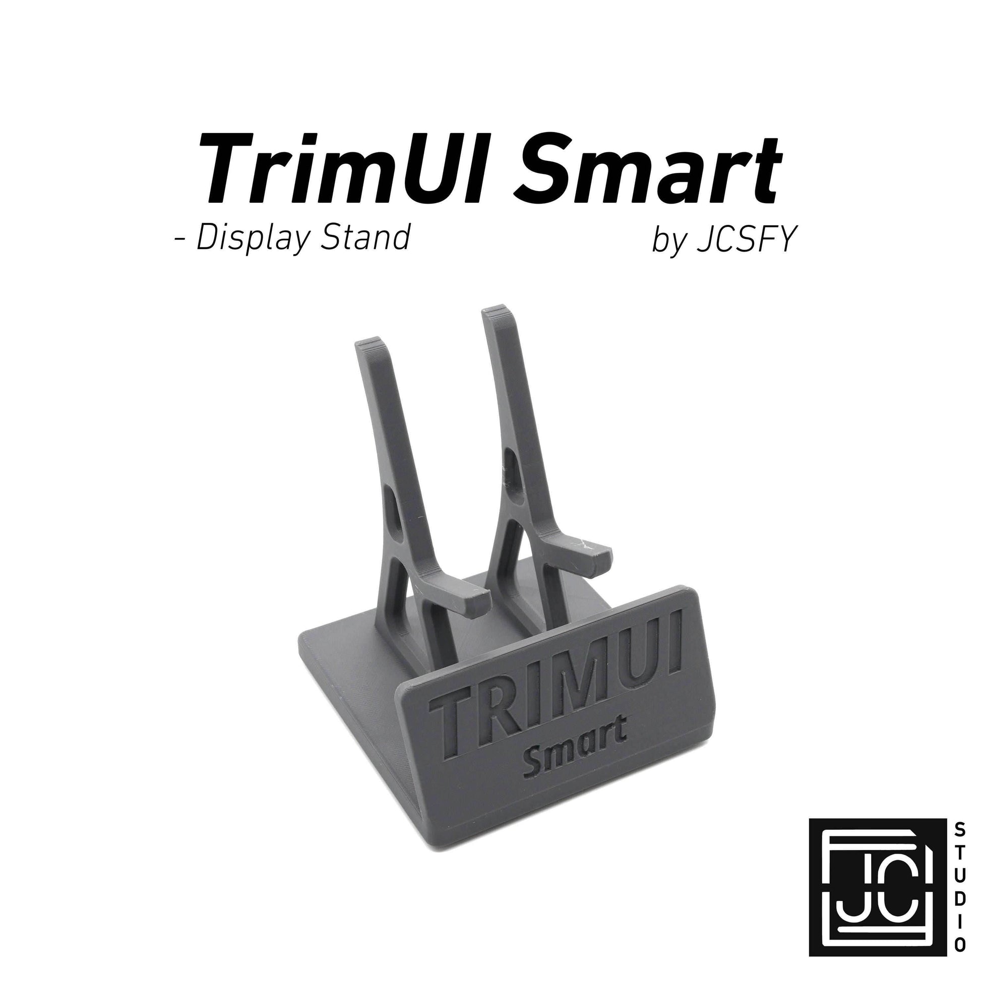 Display Stand for TrimUI Smart with Charging Space | Dock Shelf Unit Gaming Retro Device Compatible with JCSFY Grips - Black