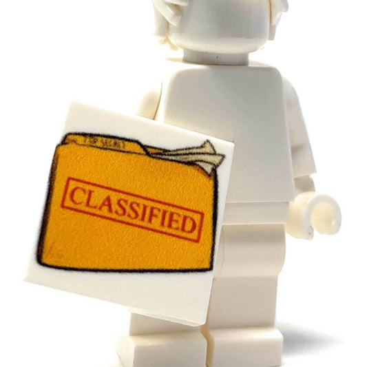 B3 Customs® Printed Classified Document (2x2 Tile) - 