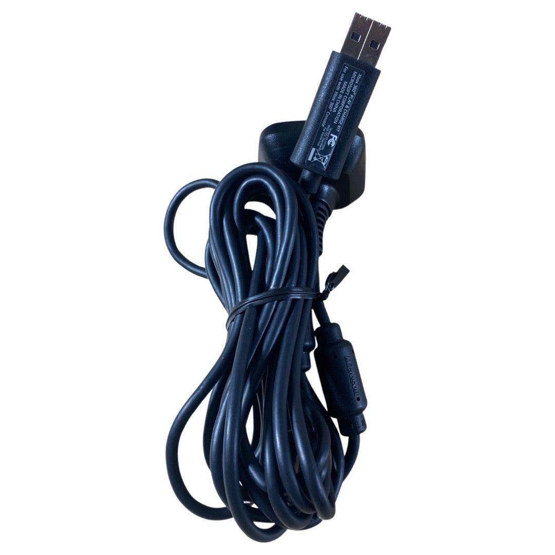 Play And Charge Cable Only - Xbox 360 (OFFICIAL) - Black