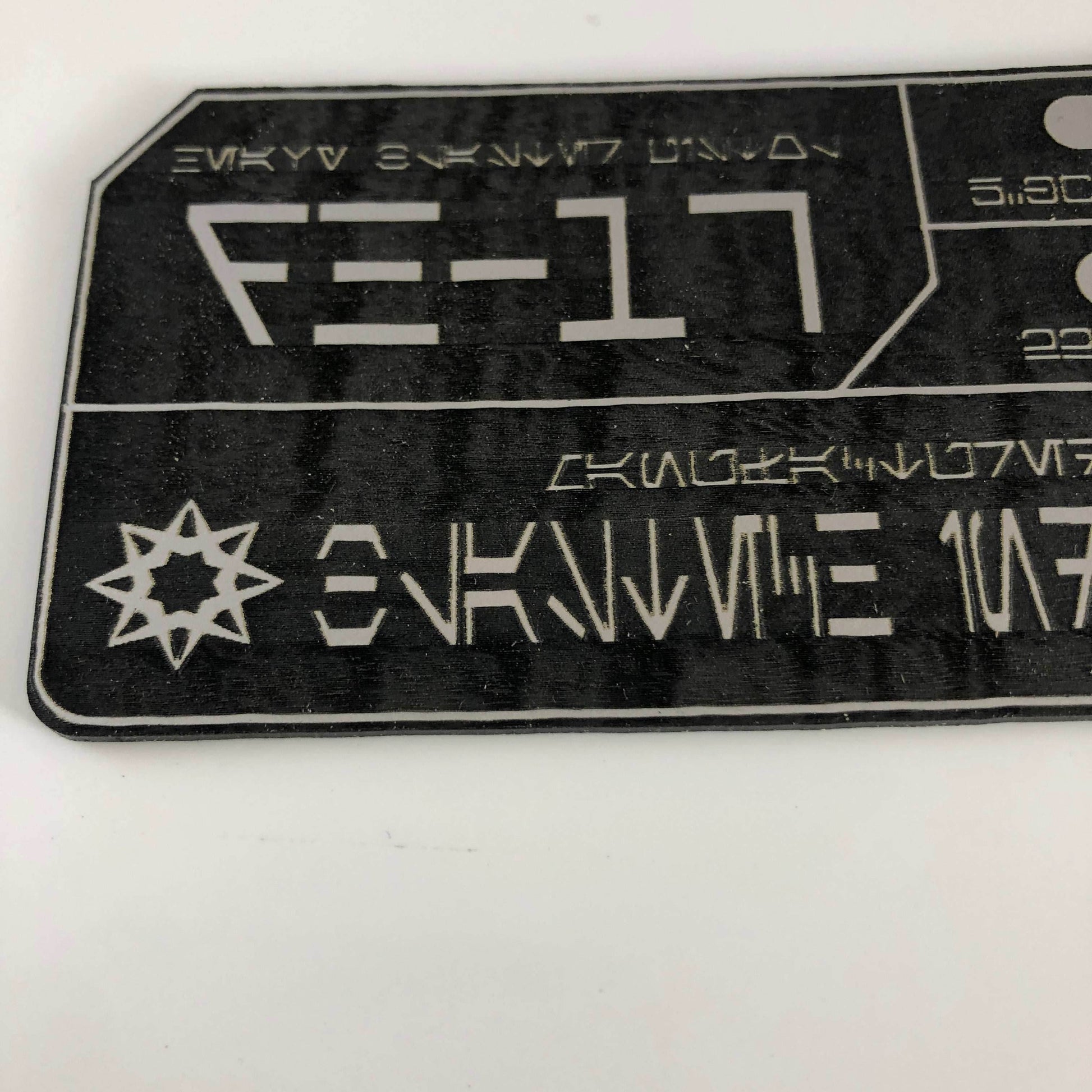 DH-17 Star Wars Blaster Plaque - 