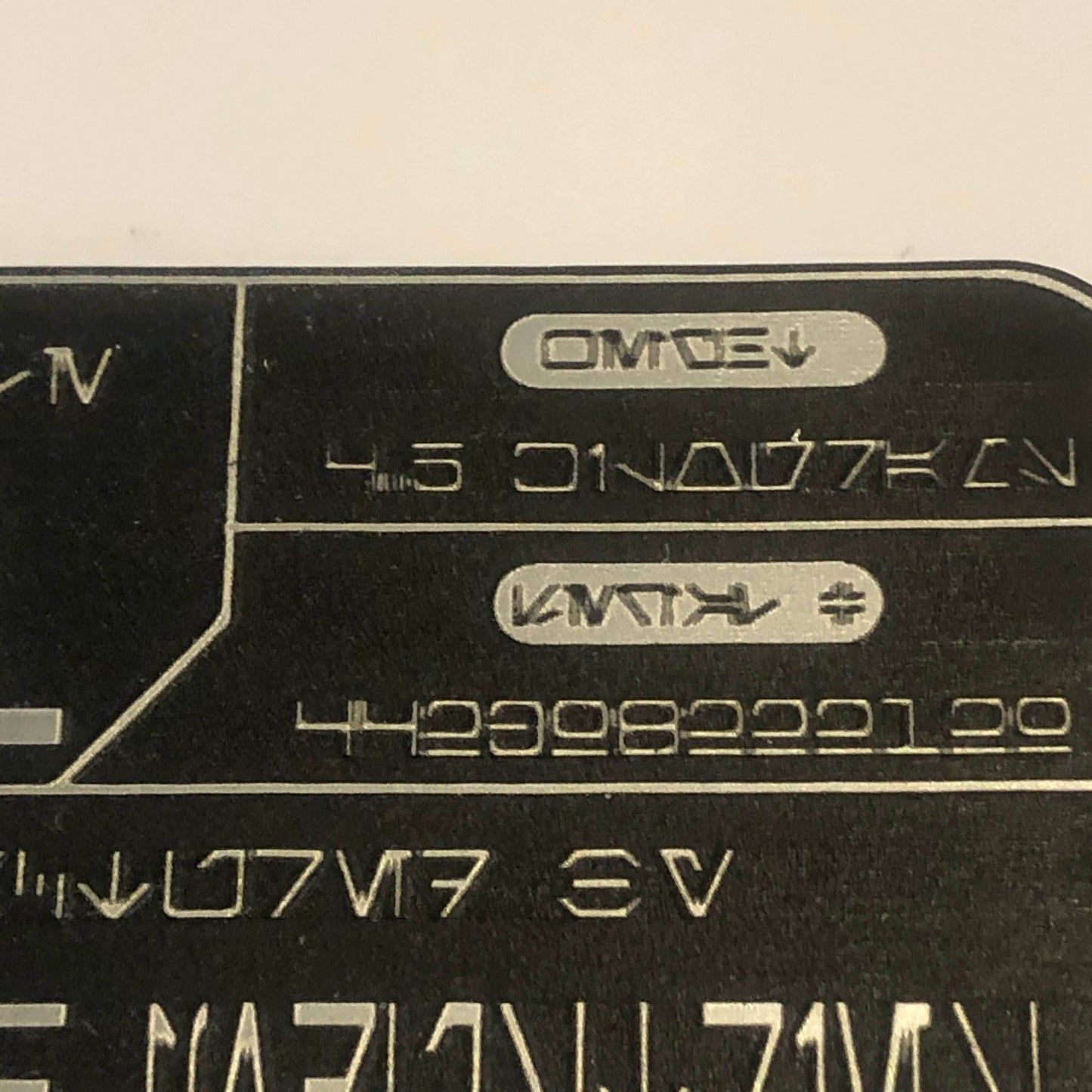 E-11 Star Wars Blaster Plaque In Aurebesh - 