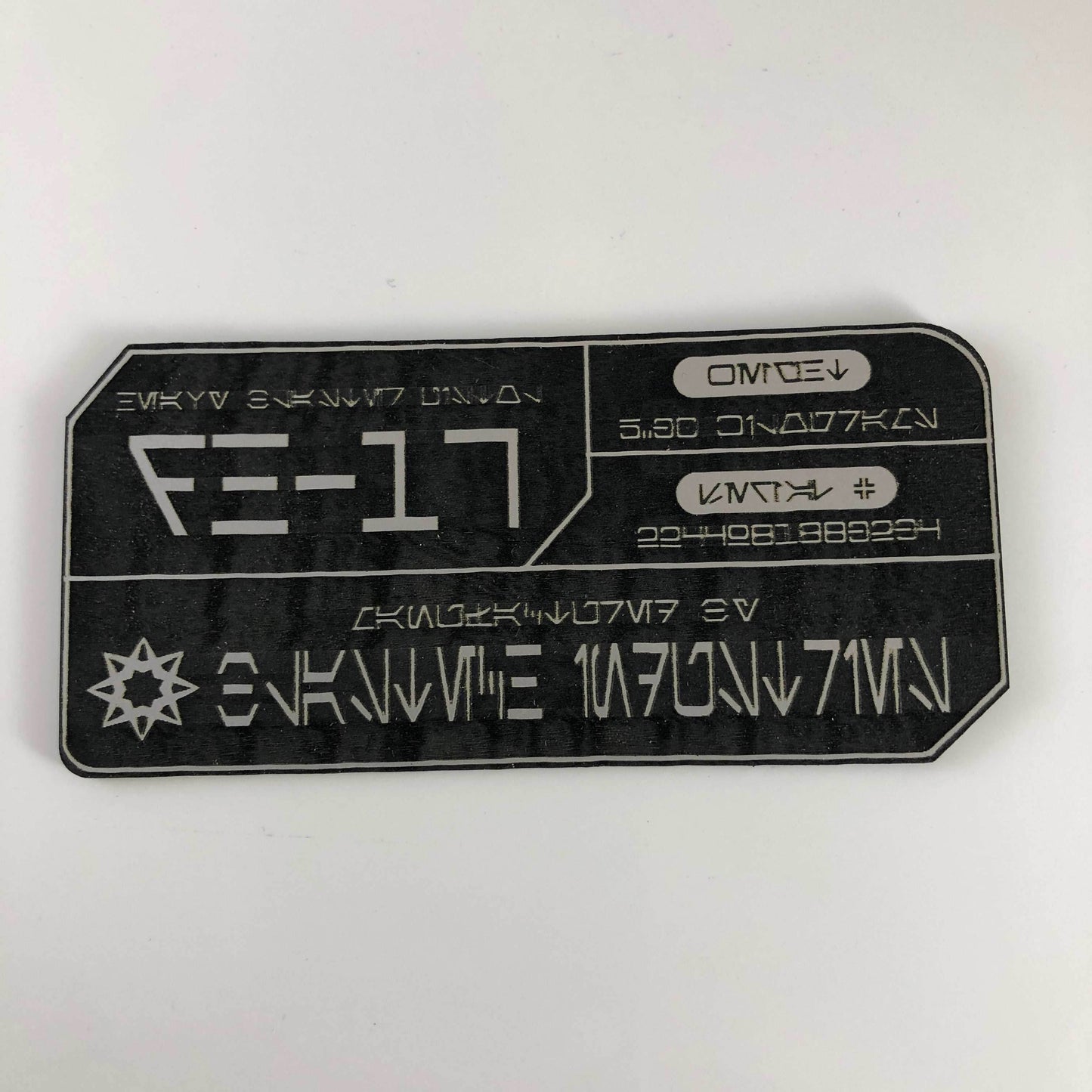 DH-17 Star Wars Blaster Plaque - 