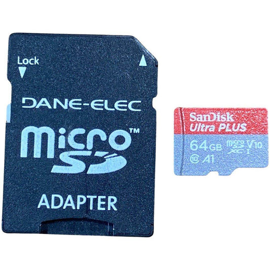 Memory Card With Adapter for Nintendo Switch - SANDISK Ultra Plus 64GB with Adapter