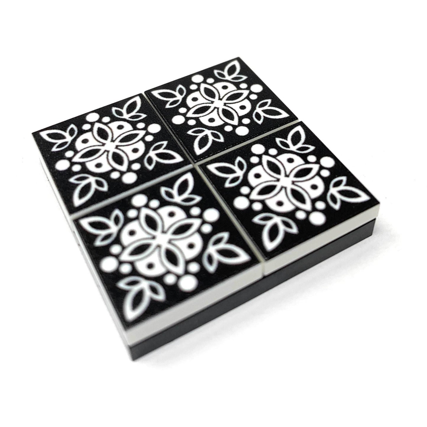 Turkish Kitchen Flooring / Wallpaper #2 made using LEGO part - Printed 2x2 Tile - 
