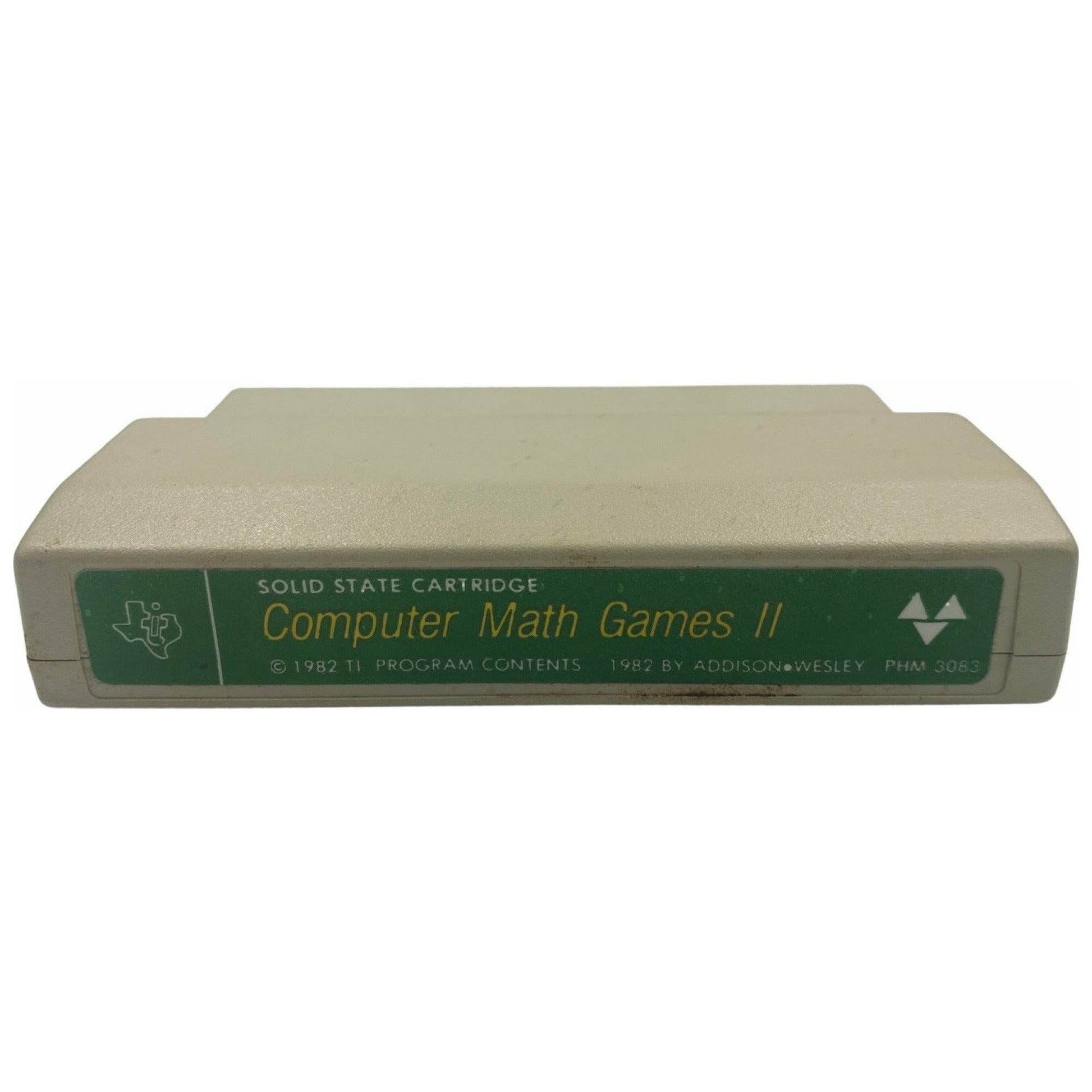 Computer Math Games II - TI-99 - 
