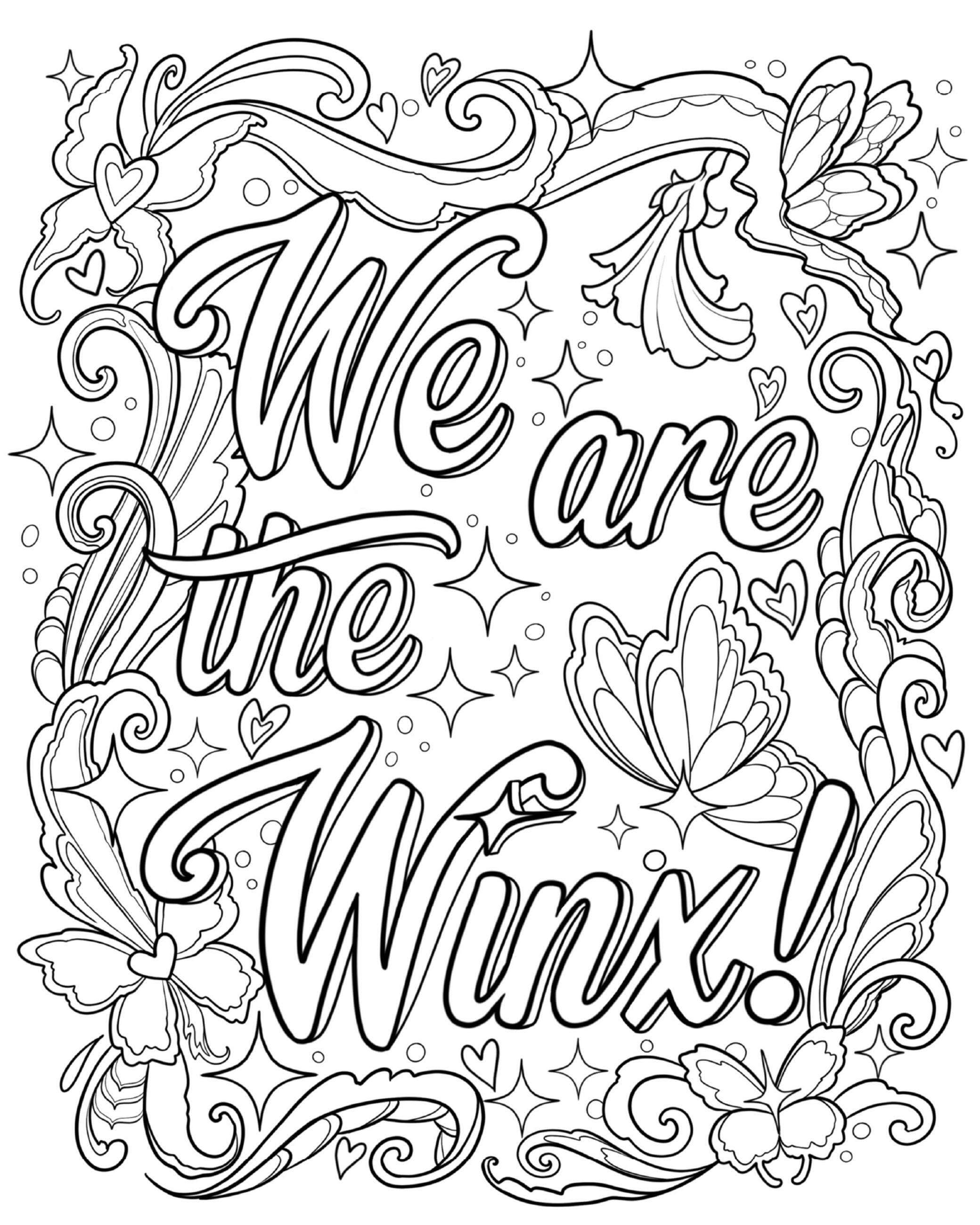 Winx Club: The Official Coloring Book