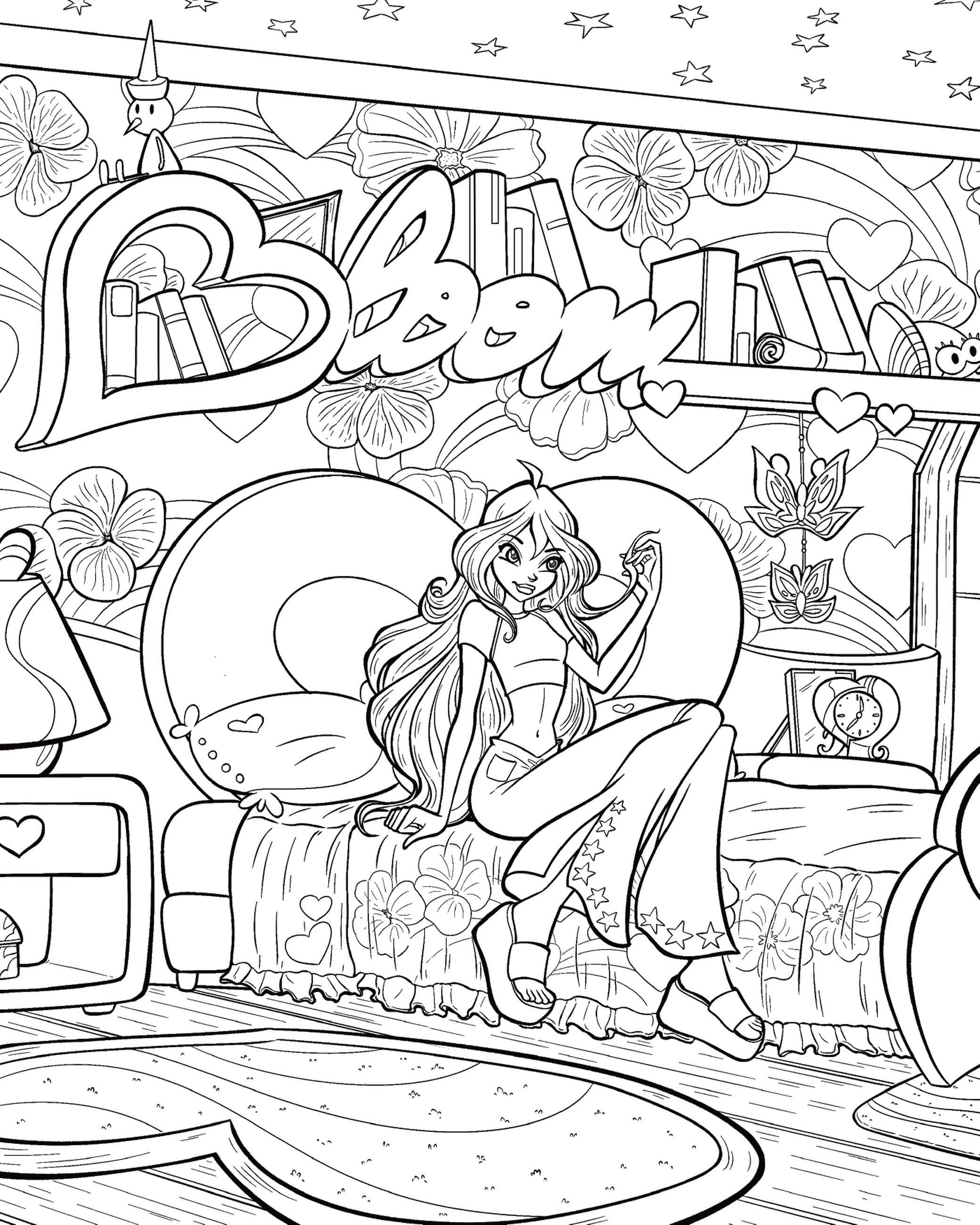 Winx Club: The Official Coloring Book