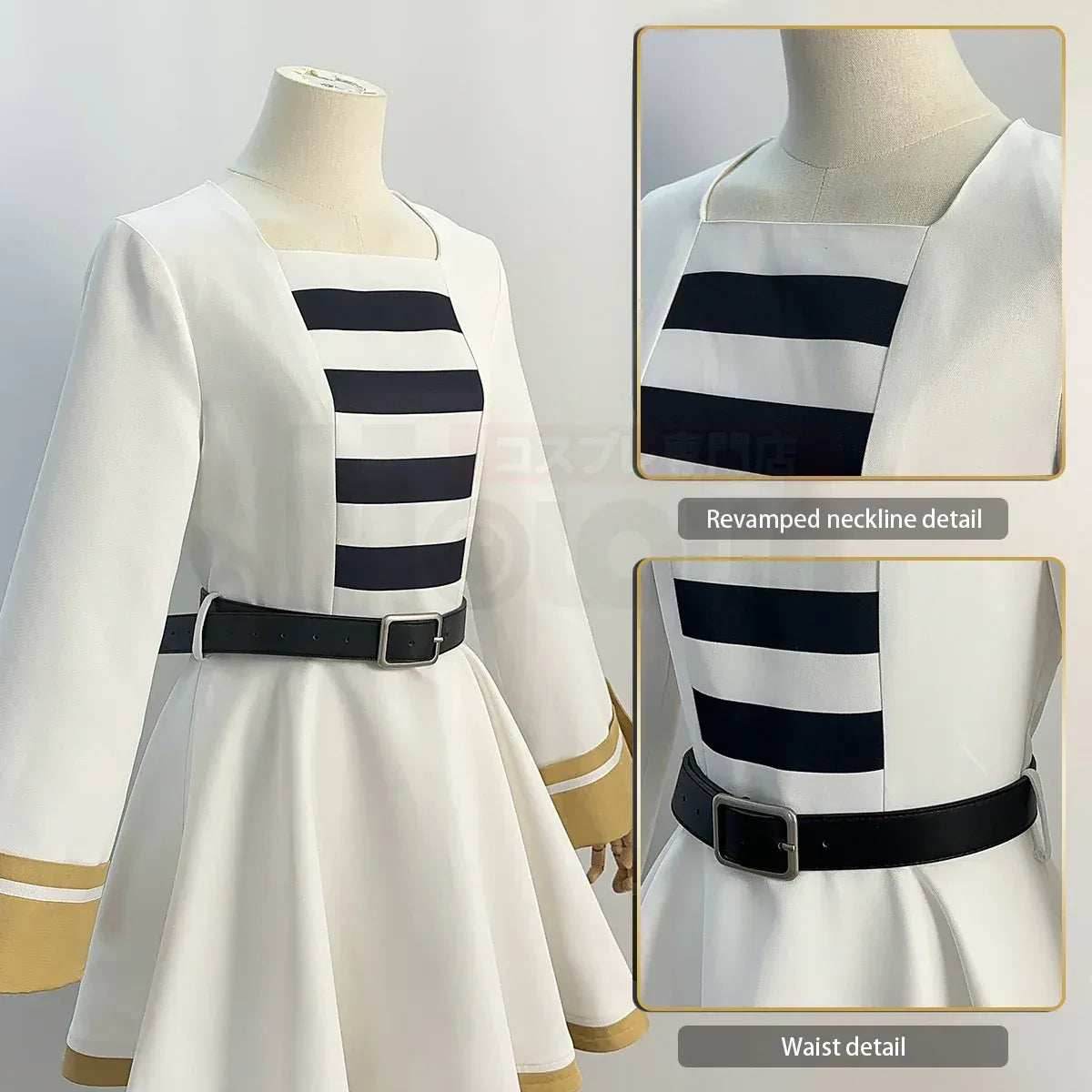 Frieren Beyond Journey's End Anime Cosplay - Costume with Wig / XS / CHINA
