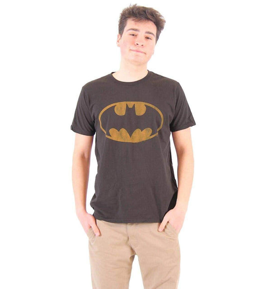 Junk Food Batman Distressed Logo T-shirt - S