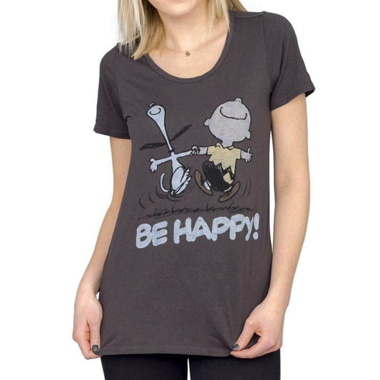 Junk Food Peanuts Be Happy T-Shirt - S