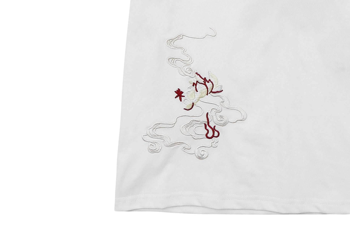 KH617 Rebirth of the Phoenix Embroidery Tee - White / S