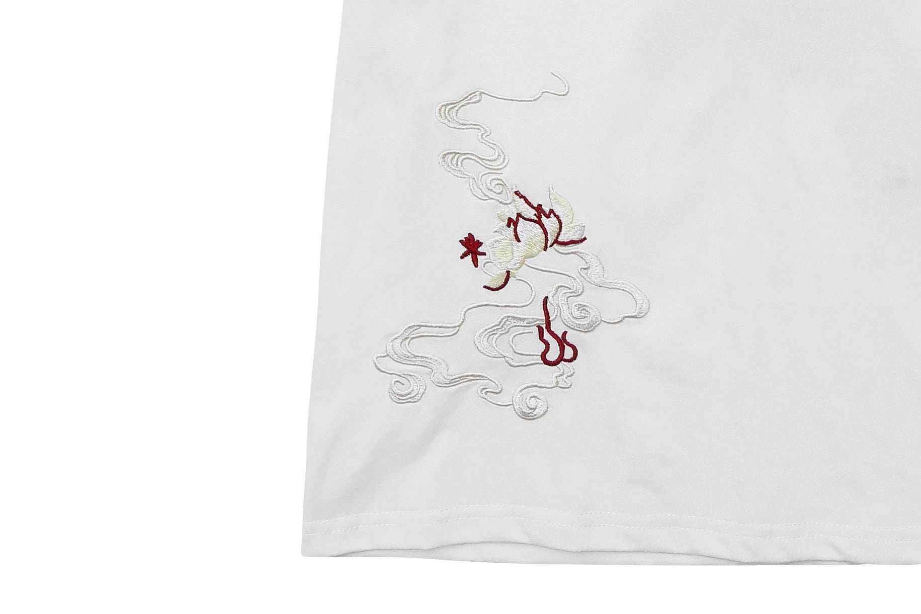 KH617 Rebirth of the Phoenix Embroidery Tee - White / S
