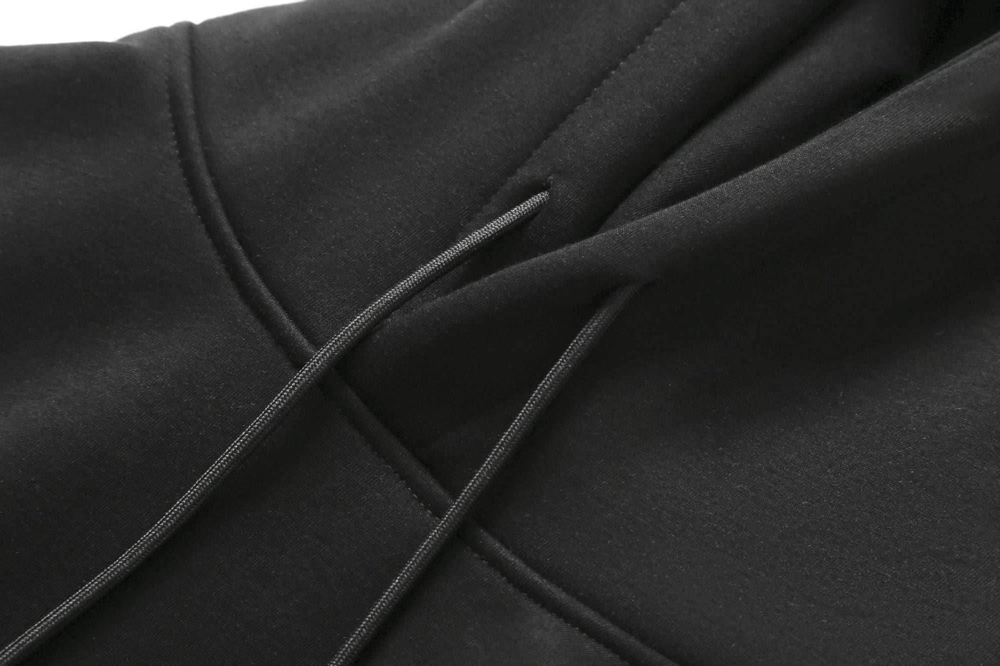 KH9008 YinYang Koi Embroidery Hoodie - Black / S