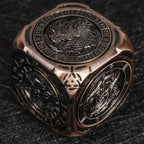 Kickstarter Dice -  7-in-1  Unique  Metal D6 Spinning Dice 2.0