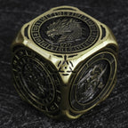 Kickstarter Dice -  7-in-1  Unique  Metal D6 Spinning Dice 2.0