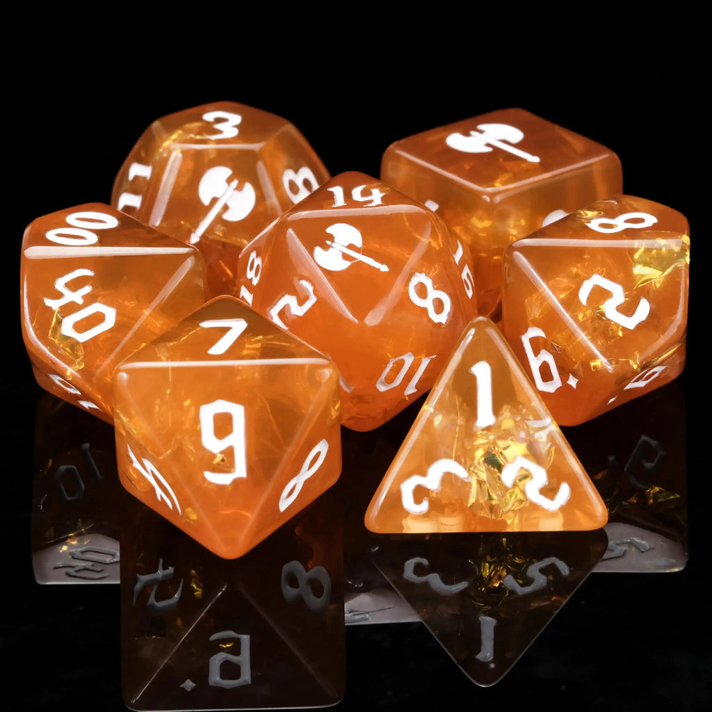 Kickstarter Dice – Barbarian Resin Polyhedral Dice Set