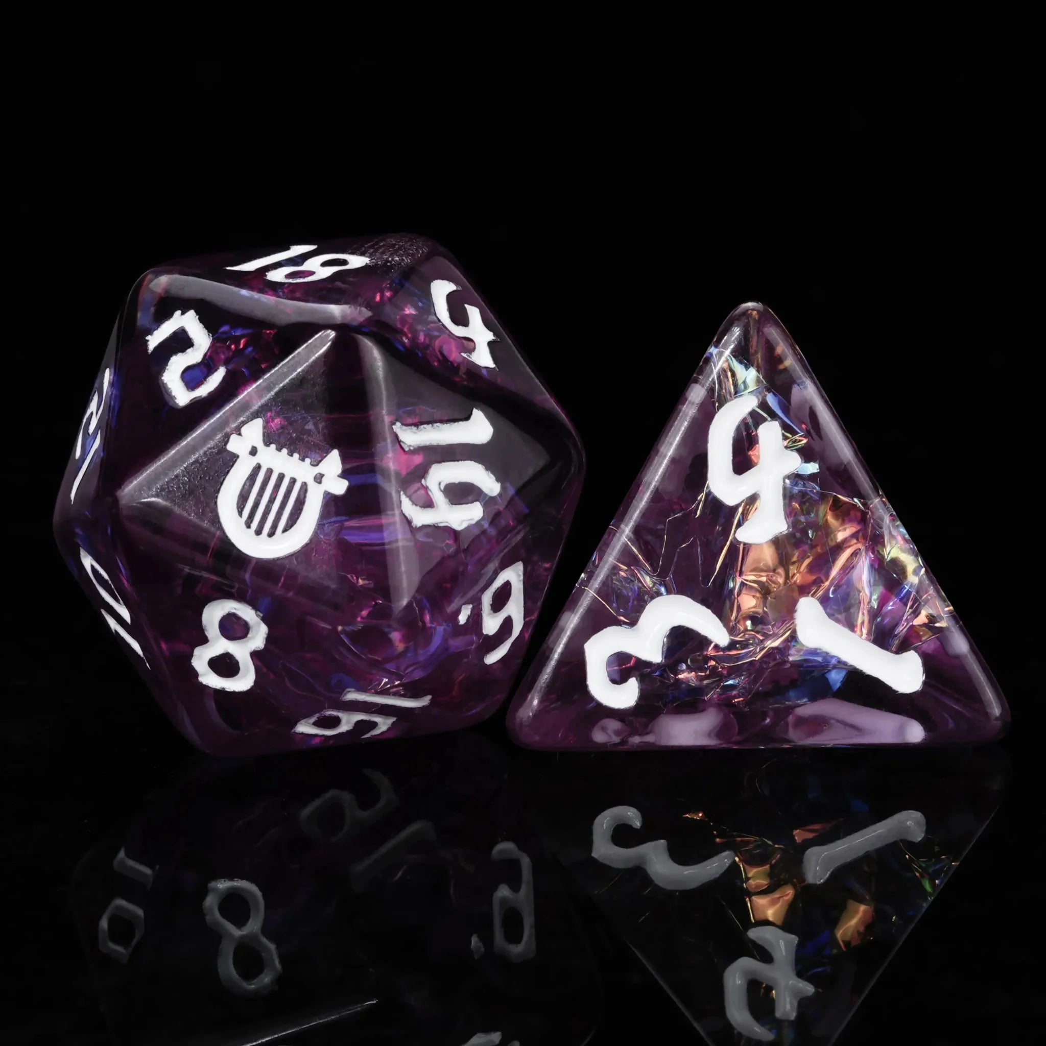 Kickstarter Dice – Bard Resin Polyhedral Dice Set