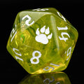 Kickstarter Dice – Green Druid Resin Dice Set