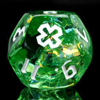 Kickstarter Dice – Priest Resin Dice Set + White Text
