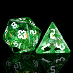 Kickstarter Dice – Priest Resin Dice Set + White Text