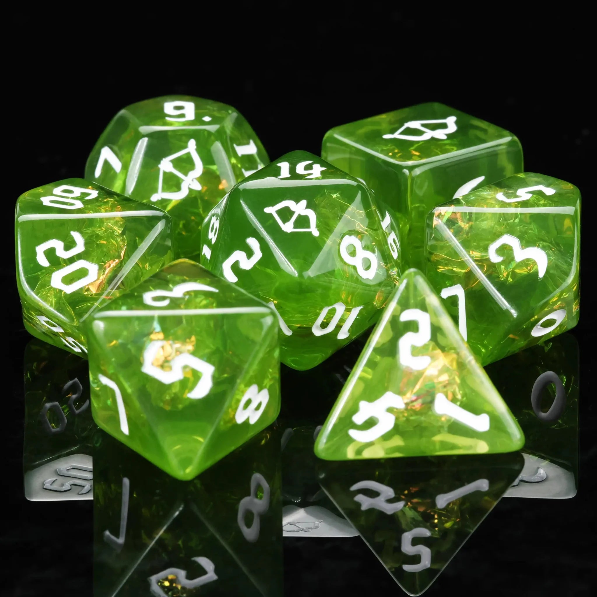 Kickstarter Dice – Ranger Resin D&D Dice Set