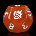 Kickstarter Dice – Warlock Resin Dice Set + White Numbers