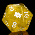 Kickstarter Dice – Yellow Paladin Resin Dice
