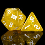 Kickstarter Dice – Yellow Paladin Resin Dice