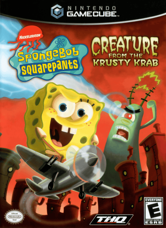 SpongeBob SquarePants Creature from Krusty Krab (Gamecube) - Game Manual Only