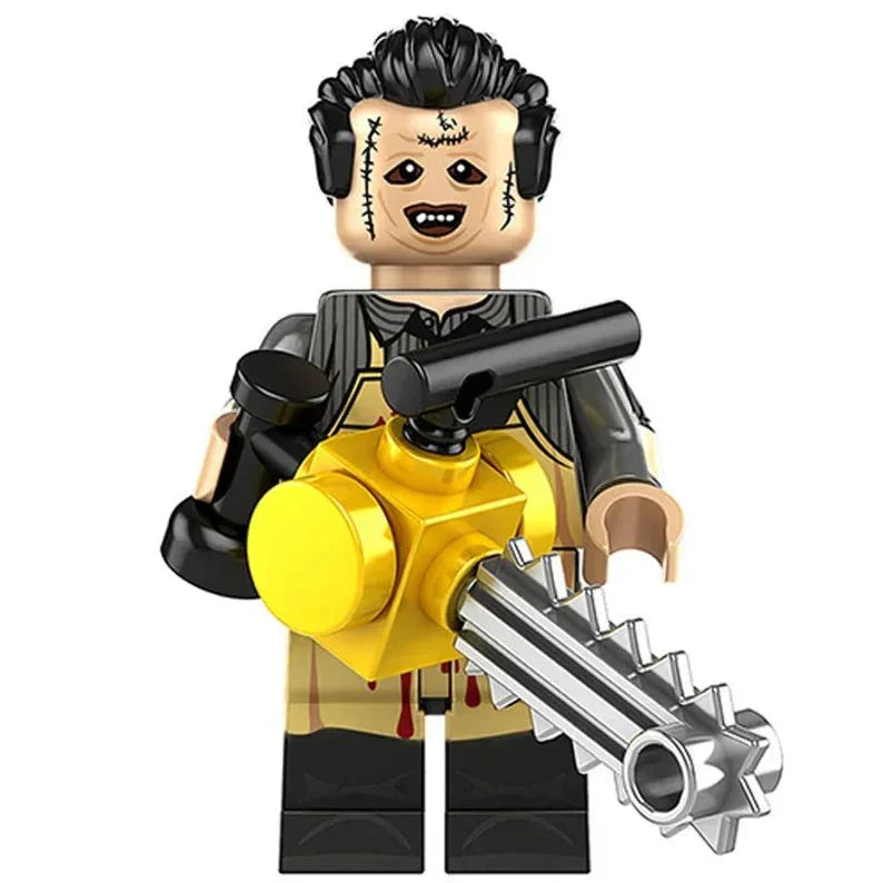 Leatherface Texas Chainsaw massacre Lego Minifigures Custom Horror Toys 2